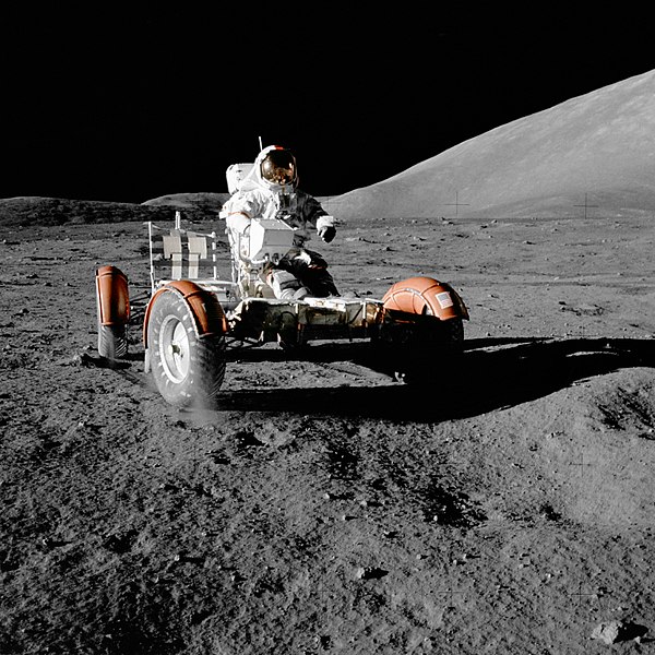 „Lunar Roving Vehicle“ Apollo 17 (NASA, Public Domain)